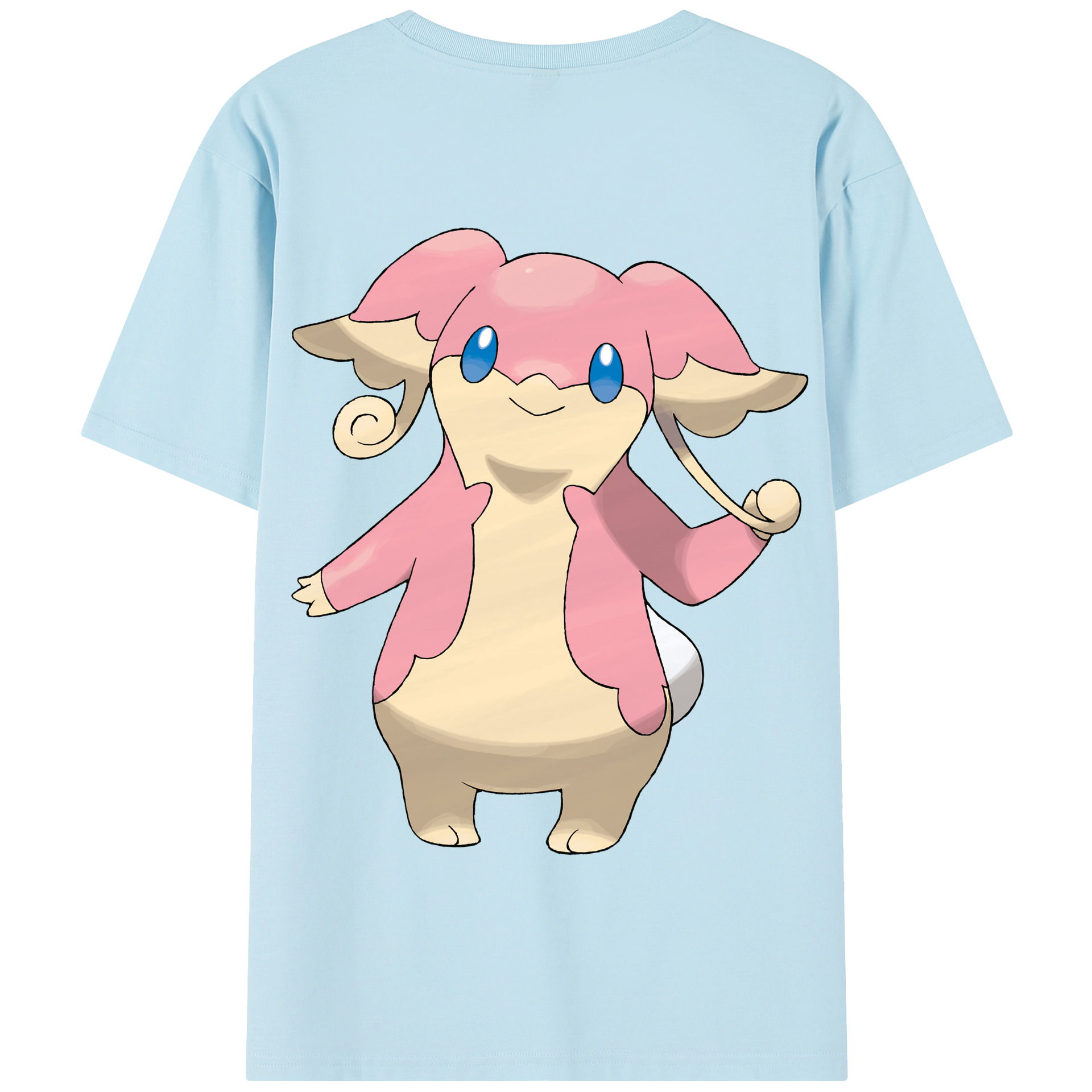 （画像用） ポケットモンスター Pokémon 綿100％半袖Tシャツ（背面プリント）